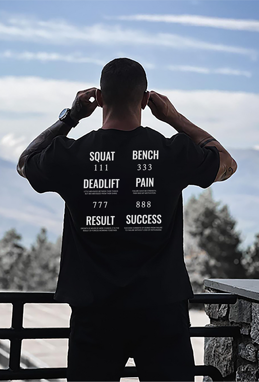 Men's Oversized T-shirt"Squat Bench"
