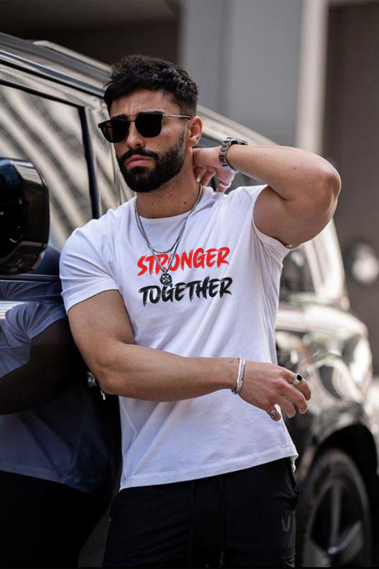 Men's Regular fit tshirt "STRONGER"