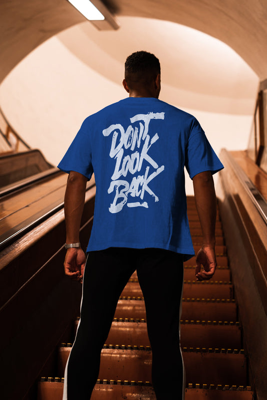 Men's Oversized T shirt "Dont Look Back"