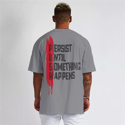 Men's Oversized T-shirt "PUSH"