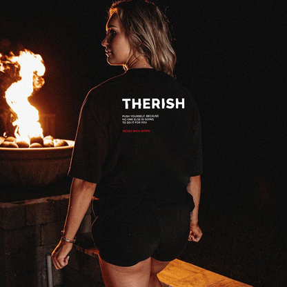 Women's Oversized T-shirt "Therish Signature"