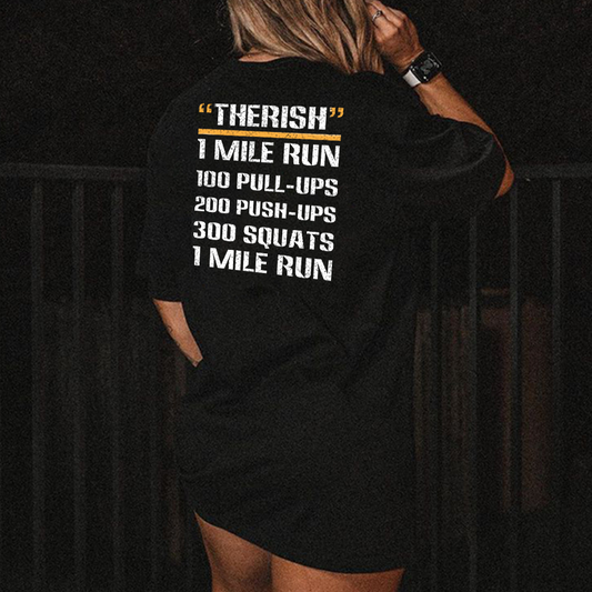 Women's Oversized T-shirt "Therish Miles"