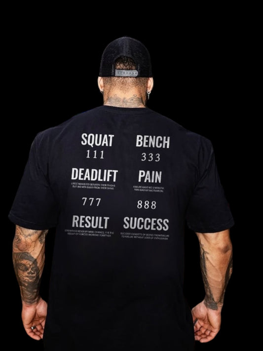 Men's Oversized T-shirt"Squat Bench"