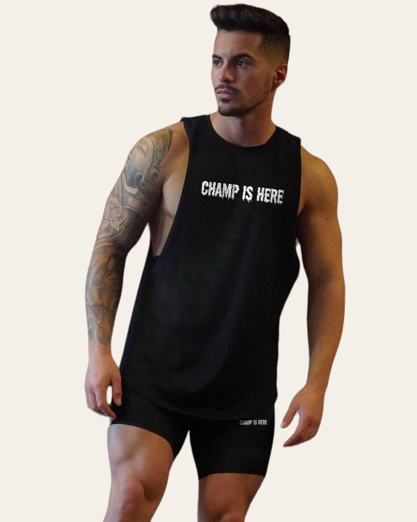 Cord set CHAMP IS HERE, hard Black