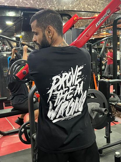 Men's Oversized T-shirt "Prove Them Wrong"