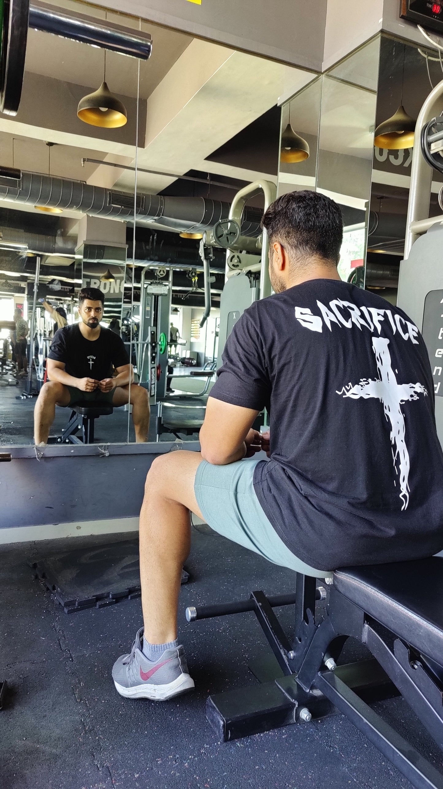 Men's Oversized T-shirt"Sacrifice"