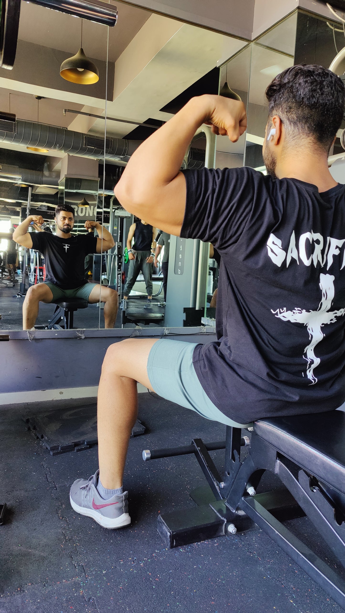 Men's Oversized T-shirt"Sacrifice"